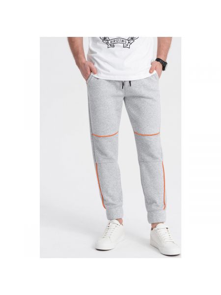 Melanžové sportovní kalhoty Ombre šedé
