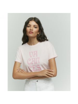 Camiseta manga corta Tintoretto rosa