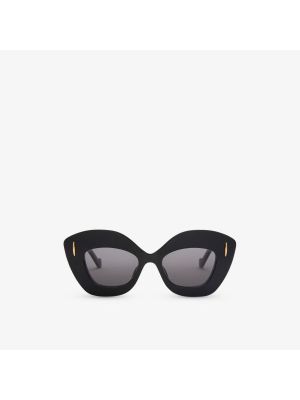 Солнцезащитные очки из ацетата с ретро-экраном Loewe черный