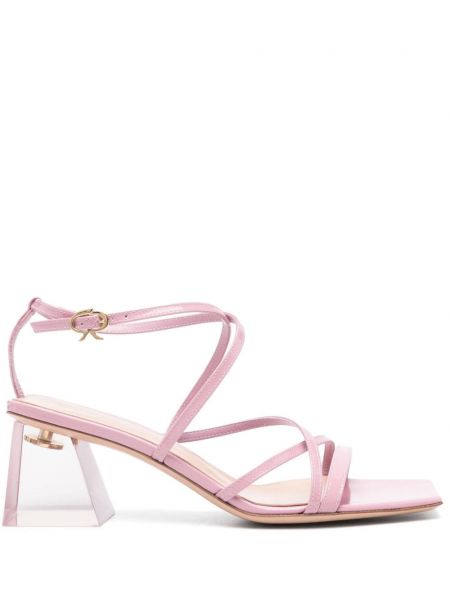 Nauhalliset sandaalit Gianvito Rossi pinkki