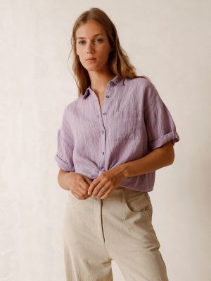 Camisa manga corta Indi & Cold violeta