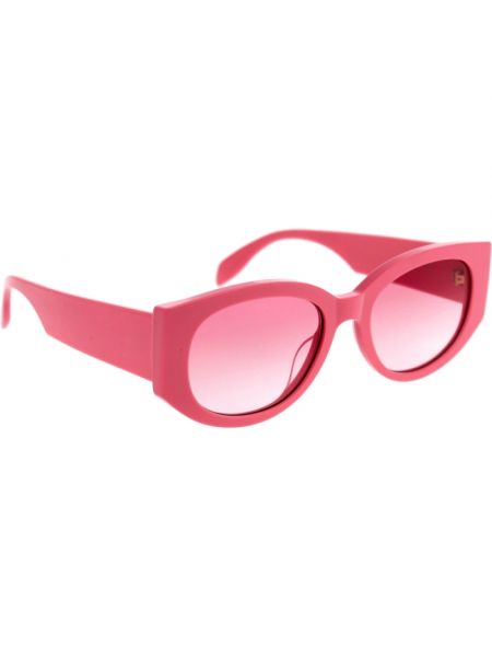 Okulary przeciwsłoneczne Alexander Mcqueen różowe