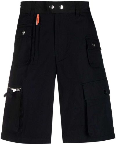 Pantalones cortos cargo Diesel negro