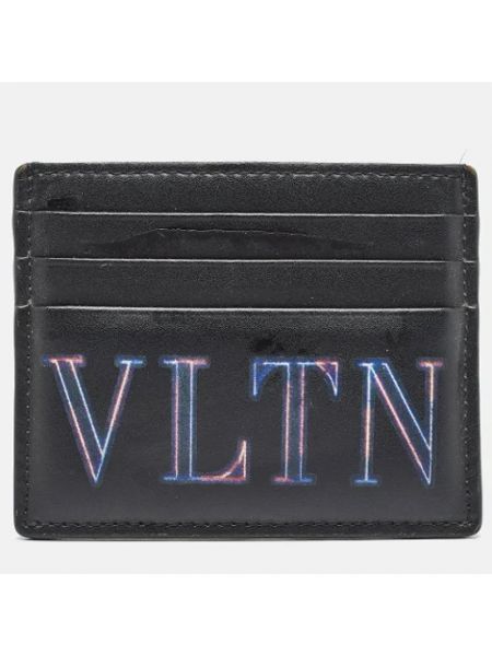 Titular de la tarjeta retro Valentino Vintage negro