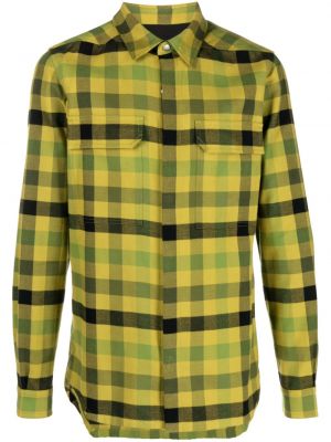 Pledinė medvilninė marškiniai Rick Owens geltona
