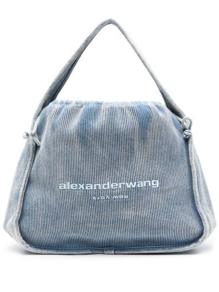 Τσάντα ώμου Alexander Wang μπλε