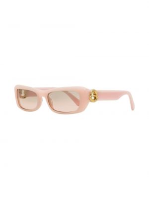 Okulary przeciwsłoneczne Moncler Eyewear różowe