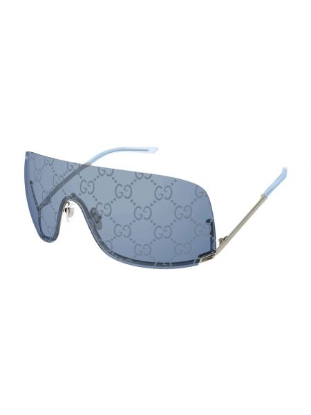 Okulary przeciwsłoneczne Gucci niebieskie