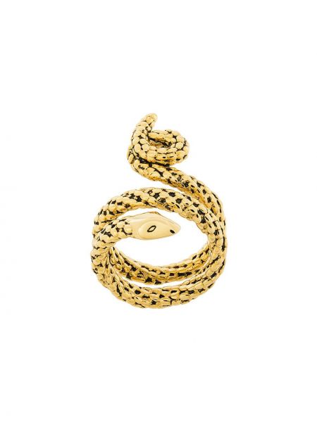 Pierścionek w wężowy wzór Aurélie Bidermann złoty