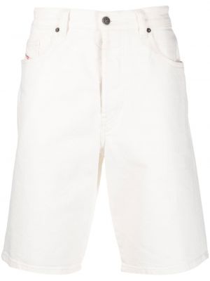 Jeans-shorts Diesel hvit