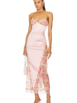 Шелковое платье Nana Jacqueline розовое