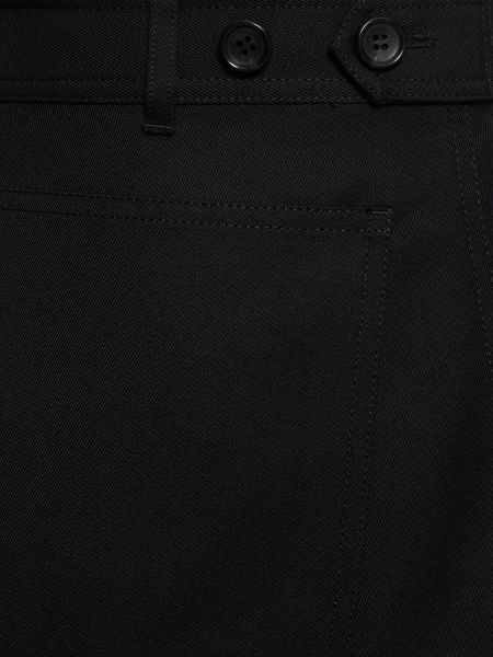 Pantaloni di lana Comme Des Garçons Shirt nero