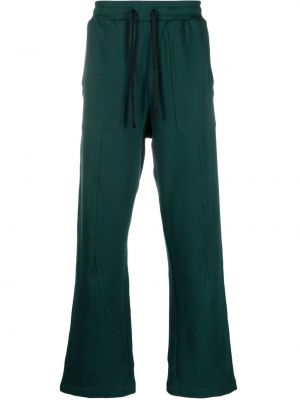 Pantaloni din bumbac Styland verde