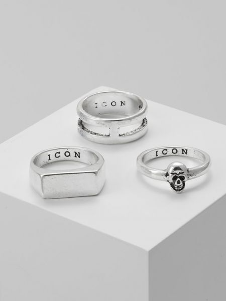 Pierścionek Icon Brand srebrny