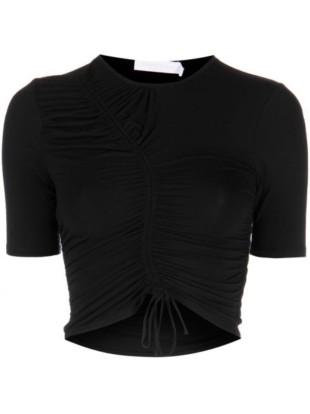 Crop top Jonathan Simkhai Standard svart