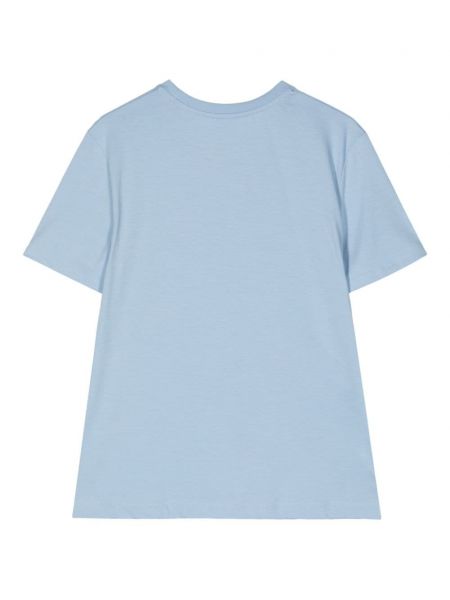 T-shirt en coton avec applique à imprimé zèbre Ps Paul Smith