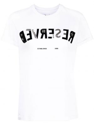 T-shirt con cristalli Izzue bianco