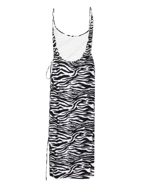 Kleid mit print mit zebra-muster The Attico