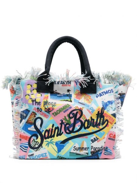 Τσάντα shopper με σχέδιο Mc2 Saint Barth