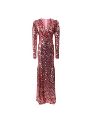 Платье макси Dolce & Gabbana, розовое