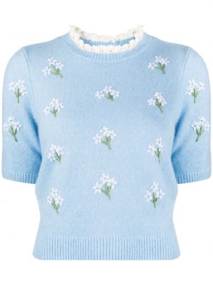 Пуловер на цветя Shushu/tong