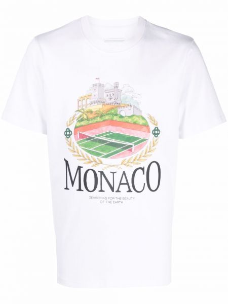 Camiseta manga corta Casablanca blanco
