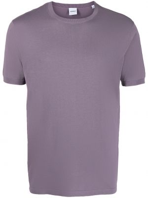 Bavlněné tričko Aspesi fialové