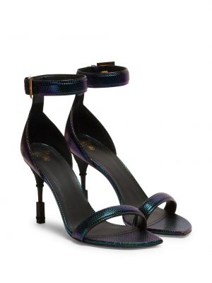 Kožené sandály Balmain modré