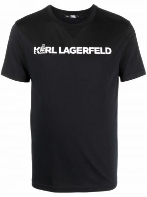 T-skjorte Karl Lagerfeld svart