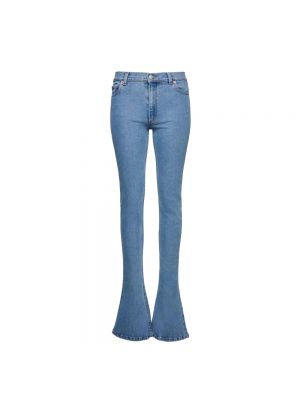 Niebieskie jeansy skinny slim fit Magda Butrym