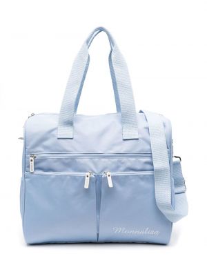 Hímzett táska Monnalisa kék