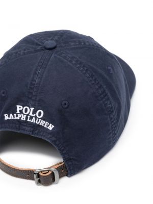 Kostkované kožené bavlněné polokošile Polo Ralph Lauren