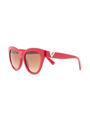 Gafas de sol oversized Valentino Eyewear rojo