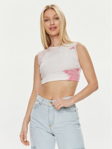 Slim fit priliehavý top Calvin Klein Jeans
