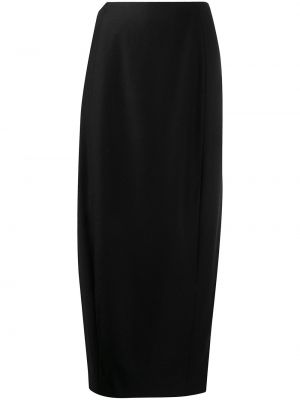 Midi sukně Gianfranco Ferré Pre-owned - černá