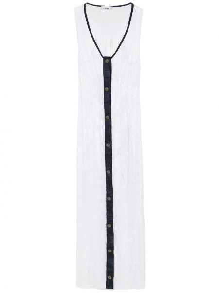 Haljina s čipkom za plažu Amir Slama bijela