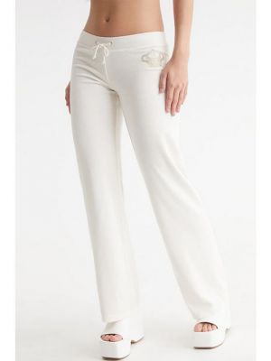 Широкие брюки Juicy Couture белые