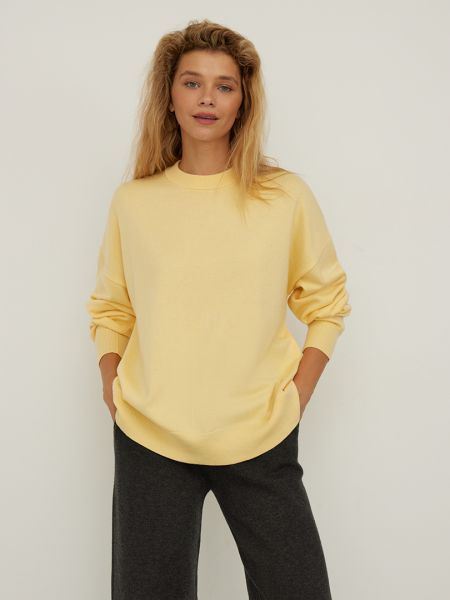 Желтый пуловер Cocos