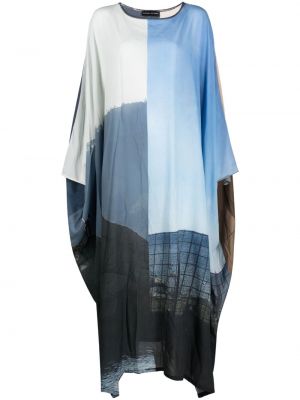 Μάξι φόρεμα με σχέδιο Barbara Bologna μπλε