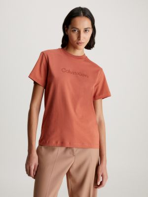 T-shirt Calvin Klein rouge