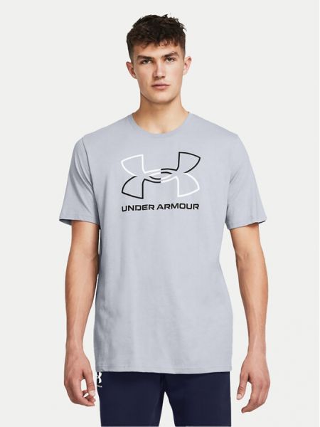 Voľné priliehavé tričko Under Armour sivá