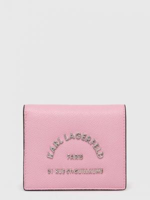Portfel Karl Lagerfeld różowy