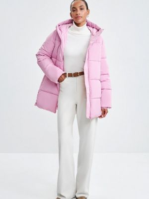 Утепленная куртка Zarina розовая