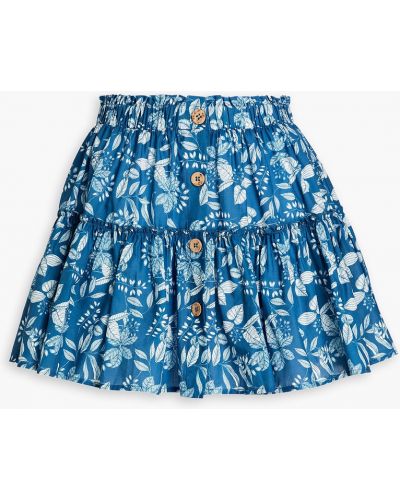 Mini sukně Eberjey, modrá