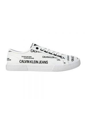 Białe sneakersy Calvin Klein Jeans