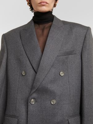 Blazer di lana Wardrobe.nyc grigio