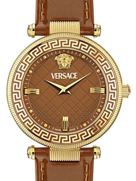 Rokas pulksteņi Versace brūns