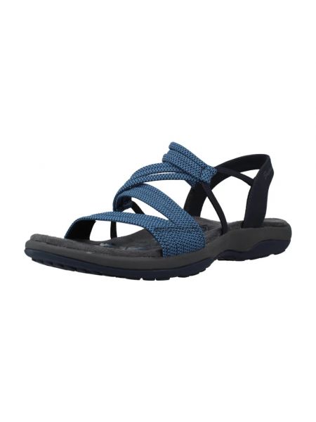 Slim fit sandale Skechers blau
