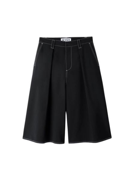 Shorts mit plisseefalten Sunnei schwarz