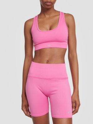 Sportmelltartó Alo Yoga rózsaszín